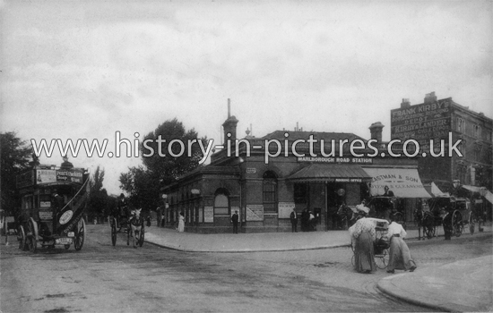 Marlborough Road Station, Queens Grove junction Finchley Road, St Johns Wood, London. c.1904
